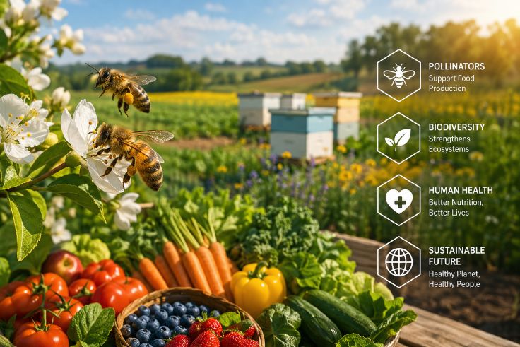 sustainability through pollination and harvest